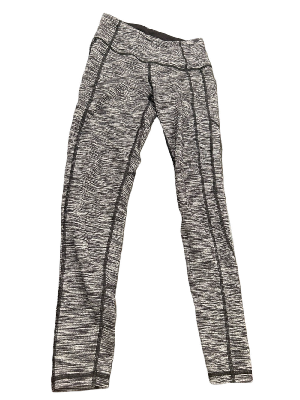 Victoria's Secret Sport Black & White Space-Dye Knockout Leggings - Picture 2 of 4